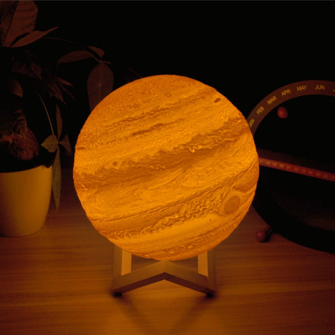 3D Light Print Jupiter Lamp Earth Lamp Colorful Moon Lamp