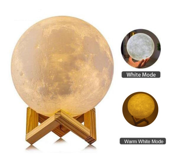 Night Light 3D Printing Moon Lamp