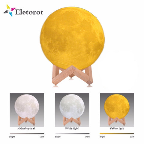 3D Print LED Moon Lamp Remote/Touch Switch
