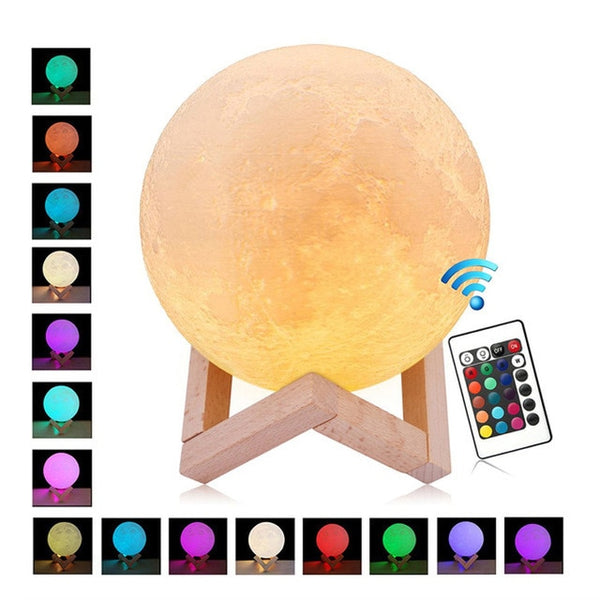 3D Printing Moon Light Customized Personality Moon Lamp